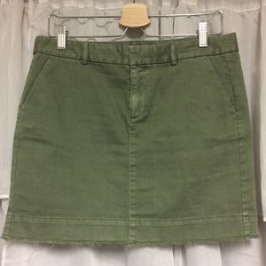 Army Green GAP Mini Skirt